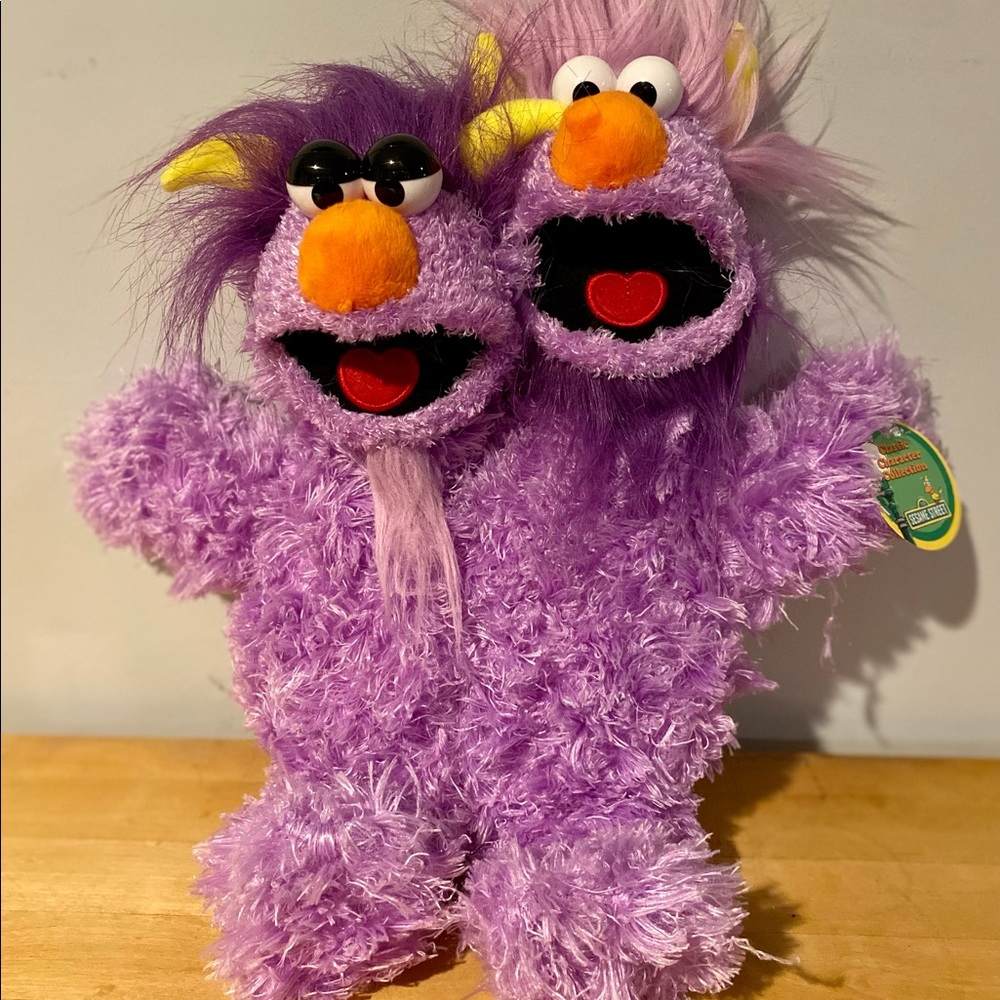Sesame Street Two Headed Monster collector plush